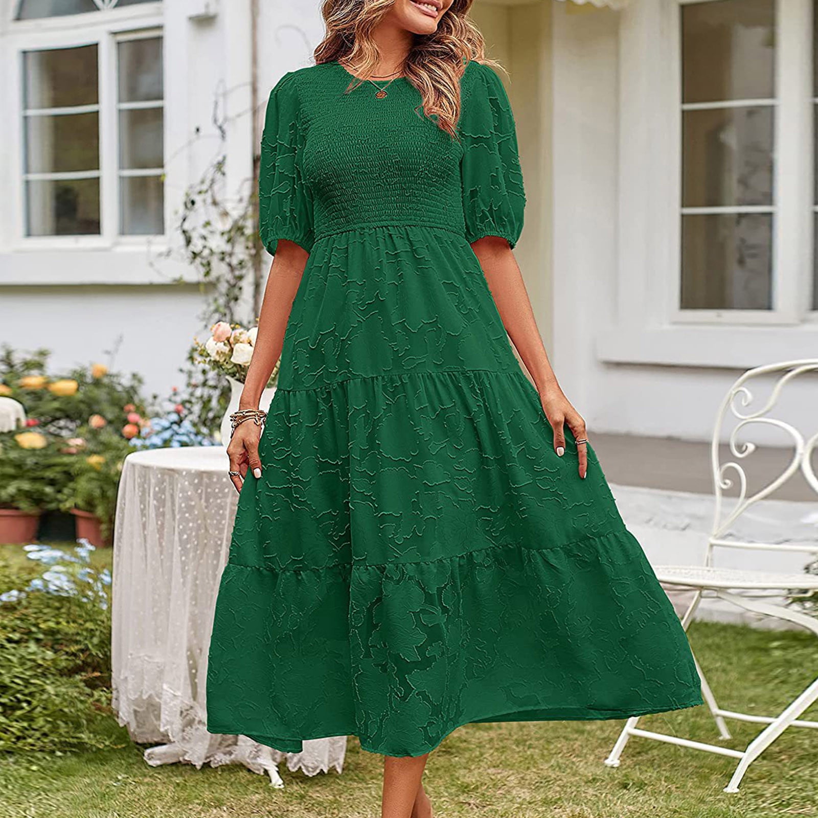 green summer dresses
